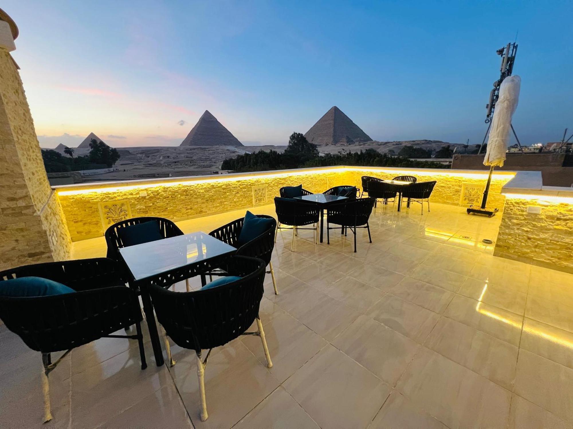 Great Scarab Pyramids View Kafret el-Gabal Exterior foto